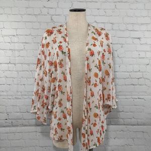 3/$25 Elodie Sheer Floral Cover Up Size M